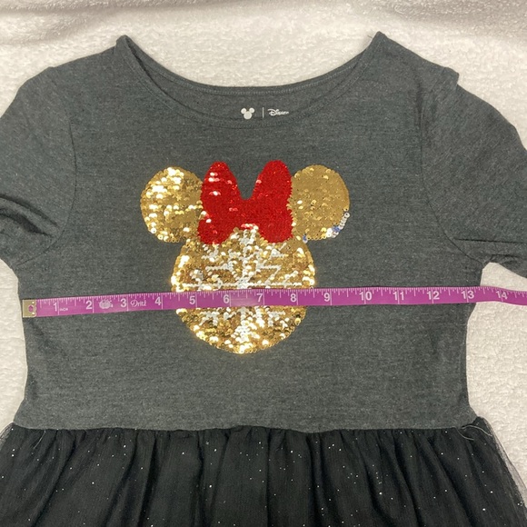 Disney jumping beans limited edition flip sequin Minnie Mouse tulle dress 10 - Picture 4 of 8